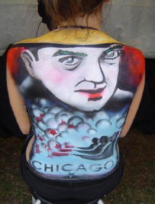 Portrait Tattoo On Back